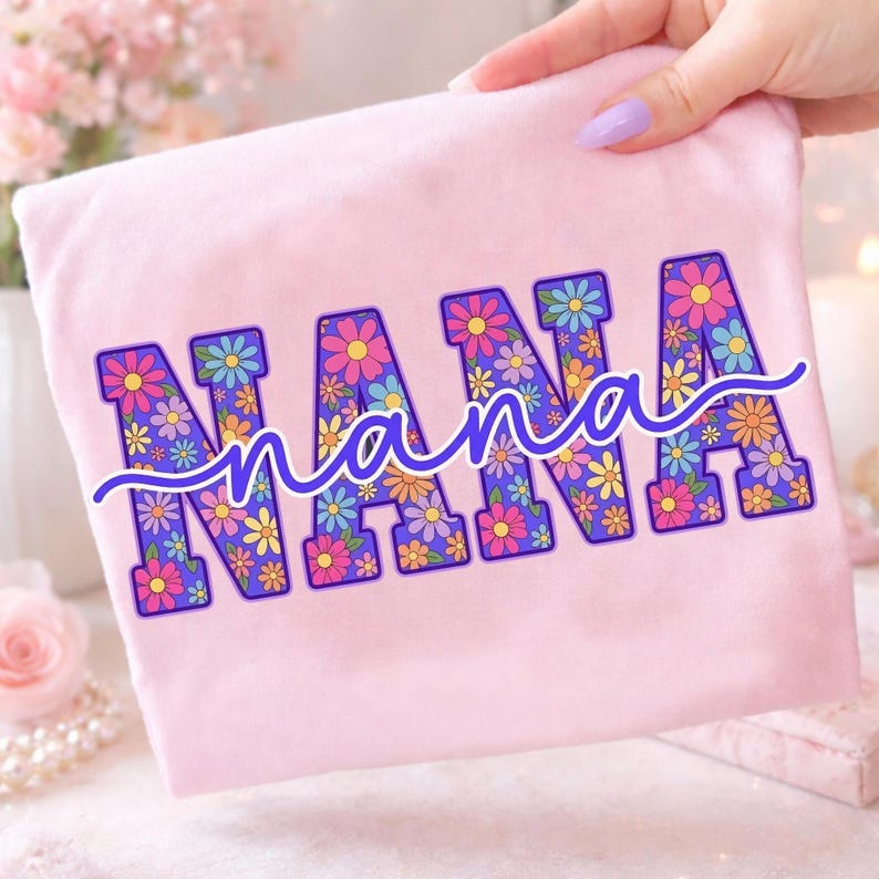 Floral Nana Tee