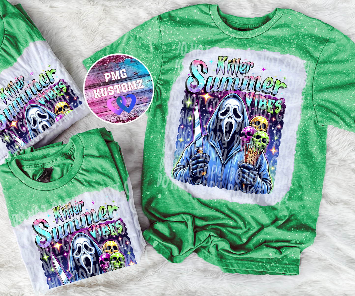 Ghostface Summer Vibes Bleached Tee