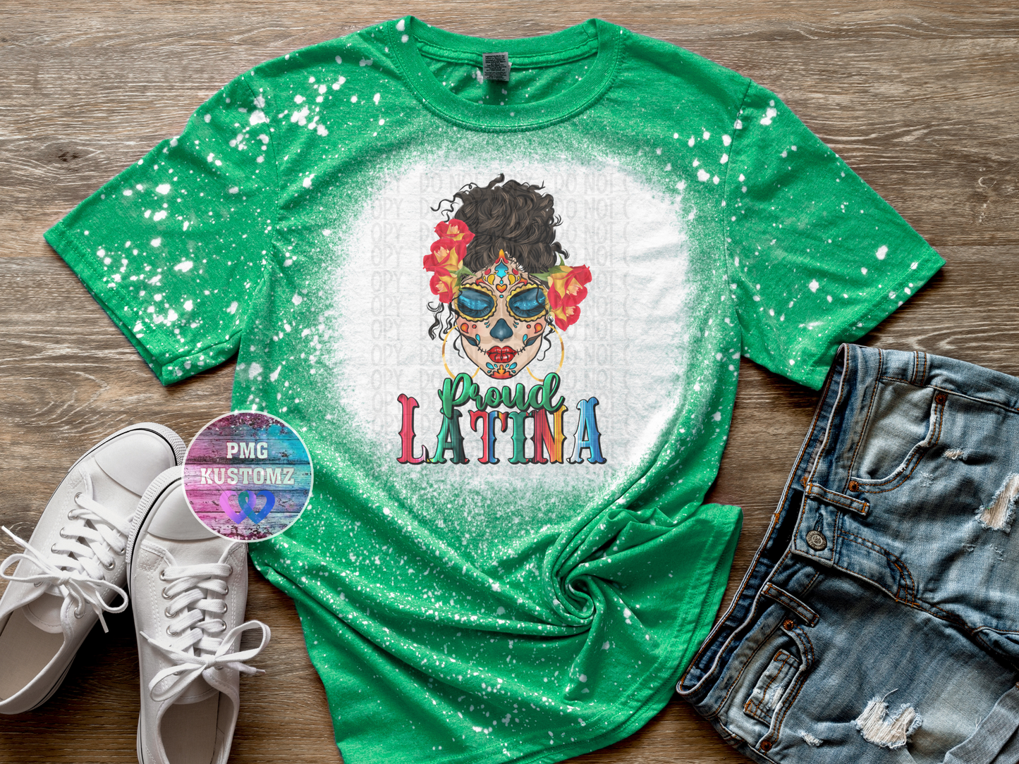 Proud Latina Bleached Tee