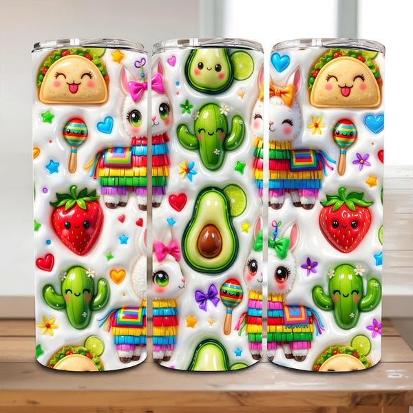 Fiesta 3D 20oz Tumbler