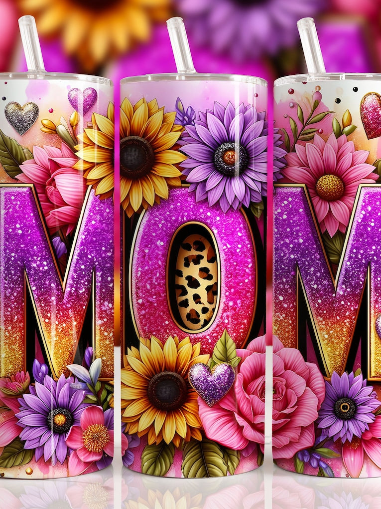 Mom floral Tumbler