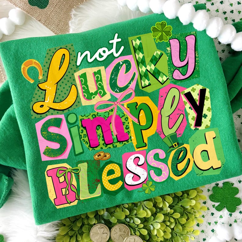Not Lucky Simply Blessed Tee