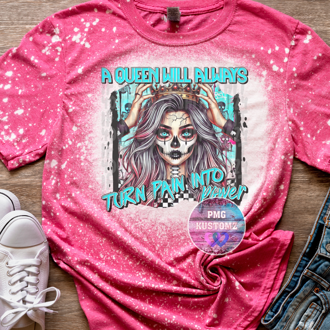 Queen Bleached Tee