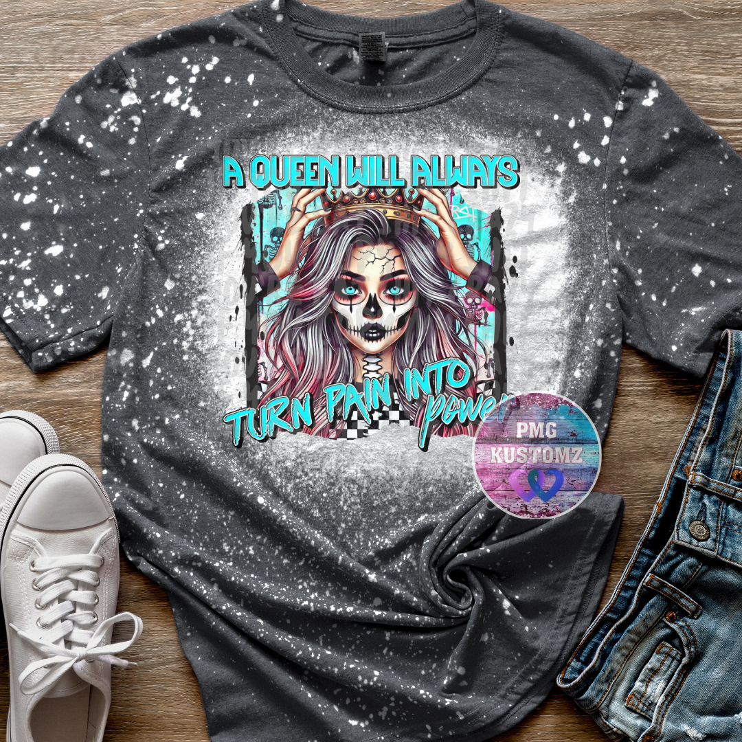 Queen Bleached Tee