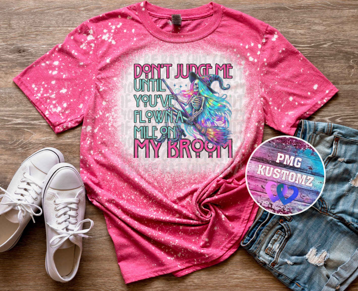 Don't Judge Bleached Tee