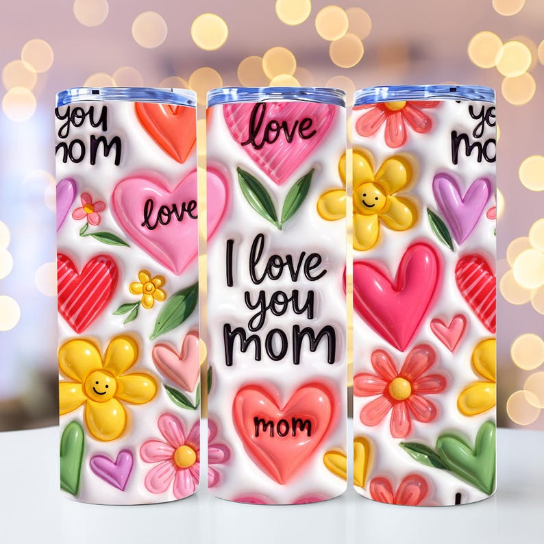I Love you Mom Tumbler