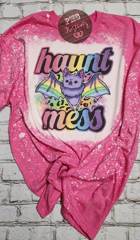 Haunt Mess Bleached Tee