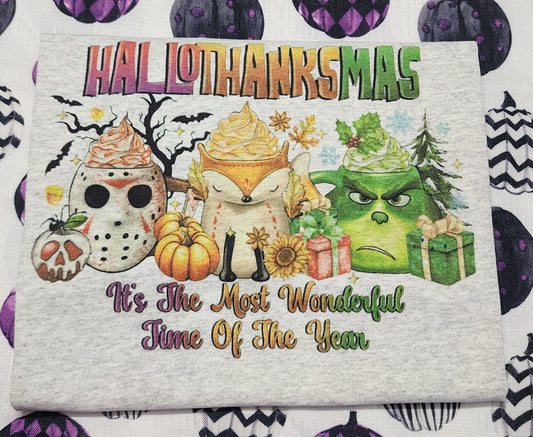 HalloThanksMas Tee