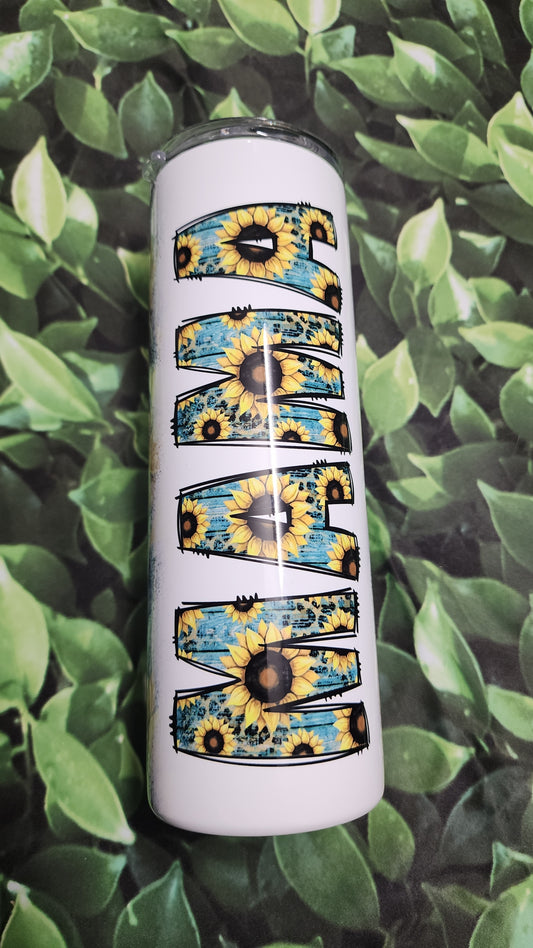 Mama Sunflower 20oz Tumbler