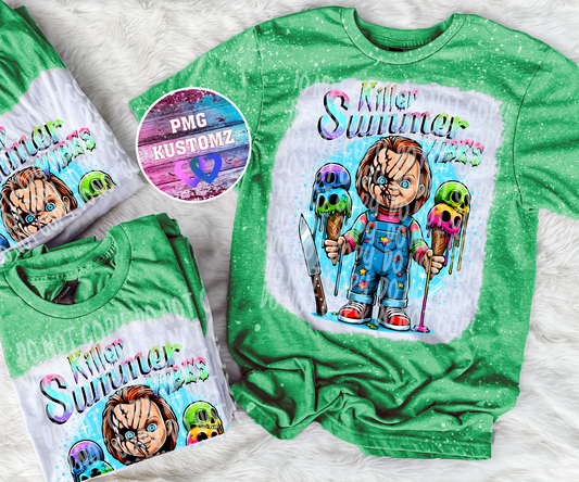 Chucky Summer Vibes Bleached Tee