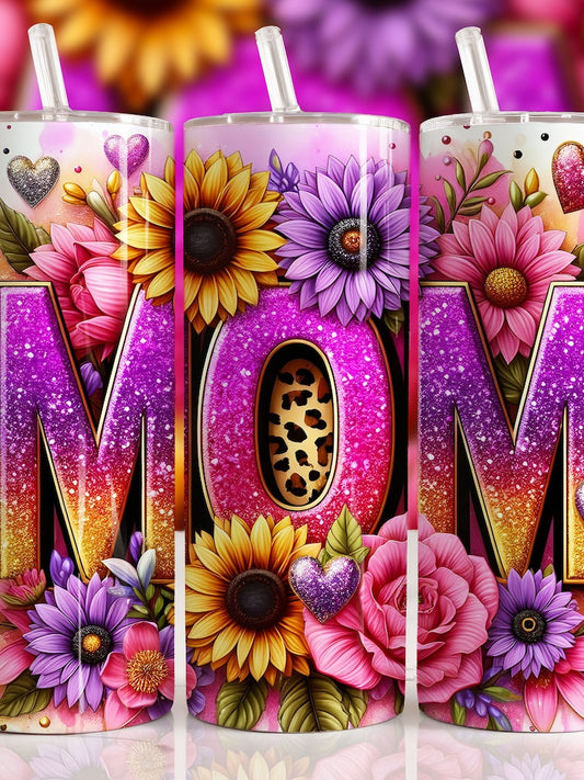 Mom floral Tumbler