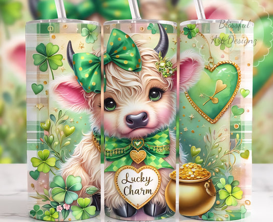 Lucky Charm Cow Tumbler