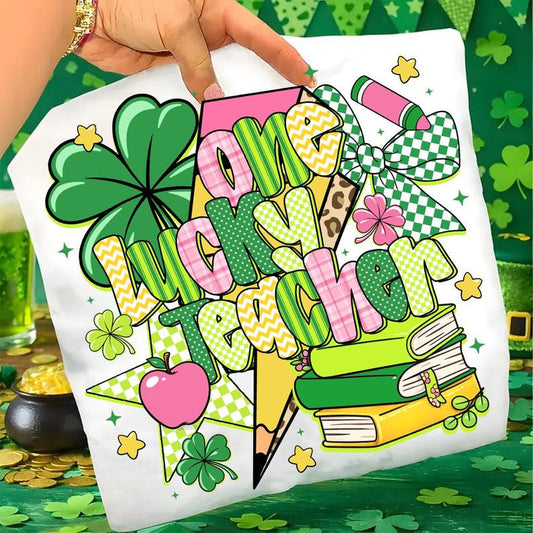 One Lucky Teacher Tee