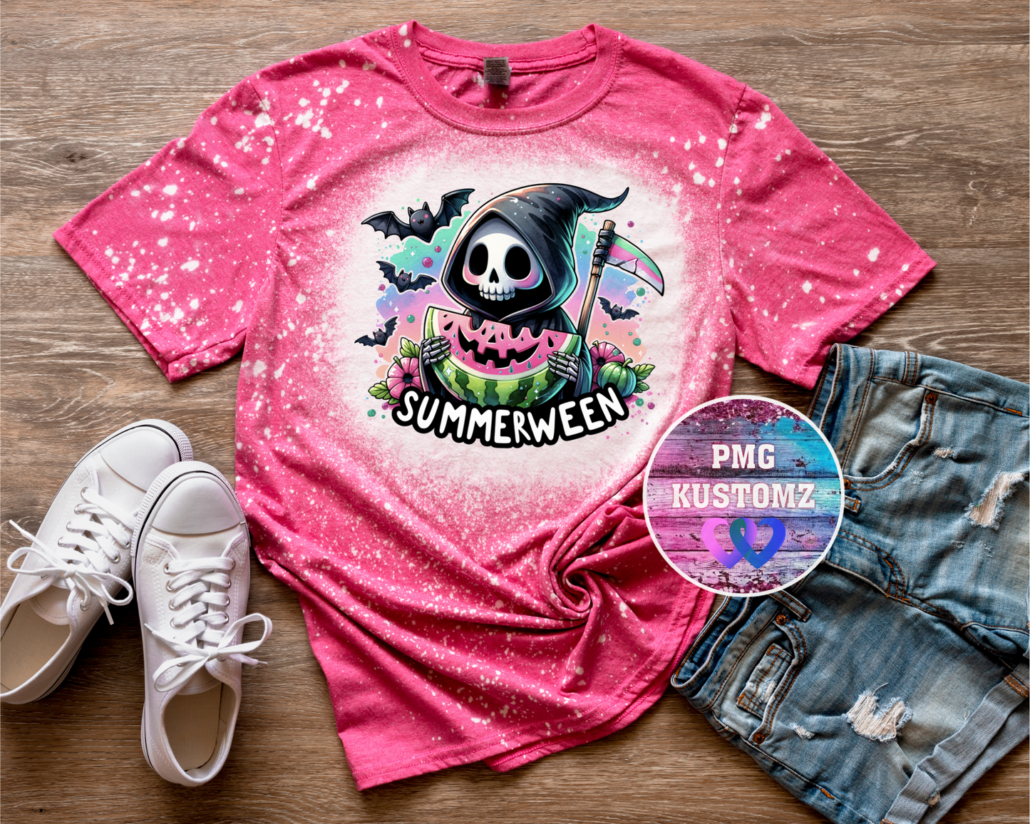 Summerween Bleached Tee